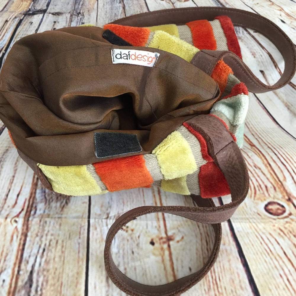 Daf Design Vertical Multi-Color Striped Tote - image 7